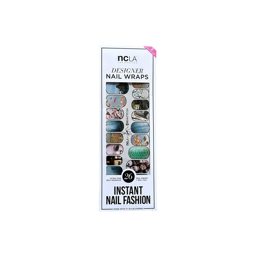 NCLA Designer Nail Wraps Bunny x Beautycon Grav3yardgirl Collab Discontinued NWT